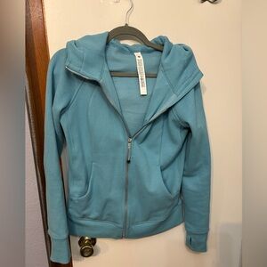 lululemon athletica Light Blue Zip-Up Jacket
